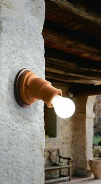 MIRFAK - Ceramic wall lamp with fixed arm by Aldo Bernardi - view 3